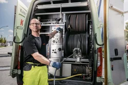 Saugbaggerarbeiten in Limburg